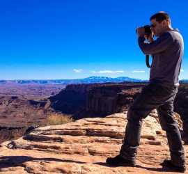 Marcelo Ozorio no Parque Nacional Canyonlands - Utah - EUA